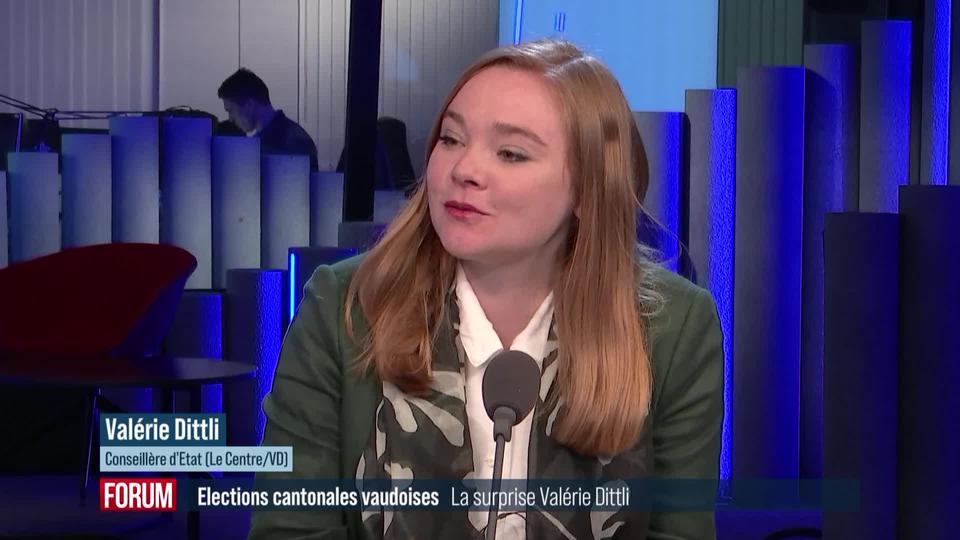 Le Conseil d’Etat vaudois bascule à droite: interview de Valérie Dittli (vidéo)