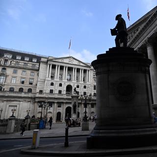 Le siège de la Banque d'Angleterre à Londres. [EPA/Keystone - Andy Rain]