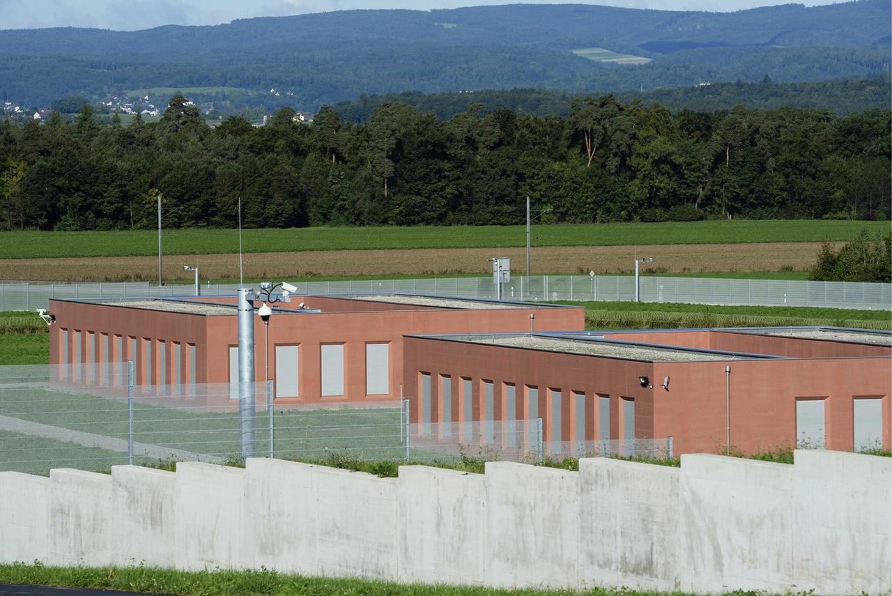 Le centre informatique du réseau interbancaire mondial SWIFT à Diessenhofen, en Thurgovie. [KEYSTONE - STEFFEN SCHMIDT]