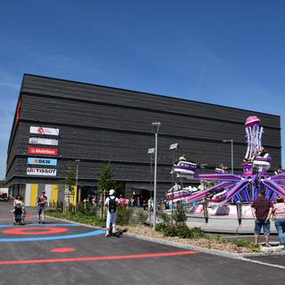 Inauguration de la patinoire de Porrentruy le samedi 14 mai 2022. [RTS - Gaël Klein]