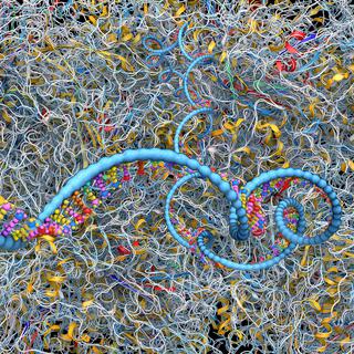 Le ribosome est la particule universelle qui décode l'information génétique transcrite en ARN messager (ARNm). [Depositphotos - Burgstedt]