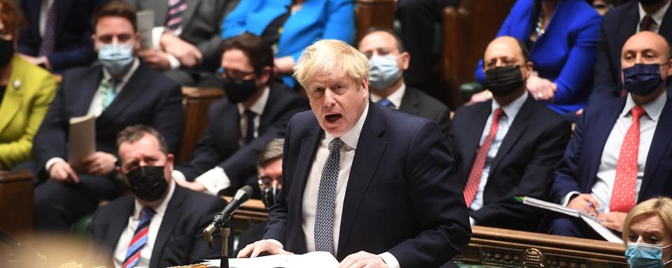 Boris Johnson le 12 janvier 2022. [UK Parliament - Jessica Taylor]