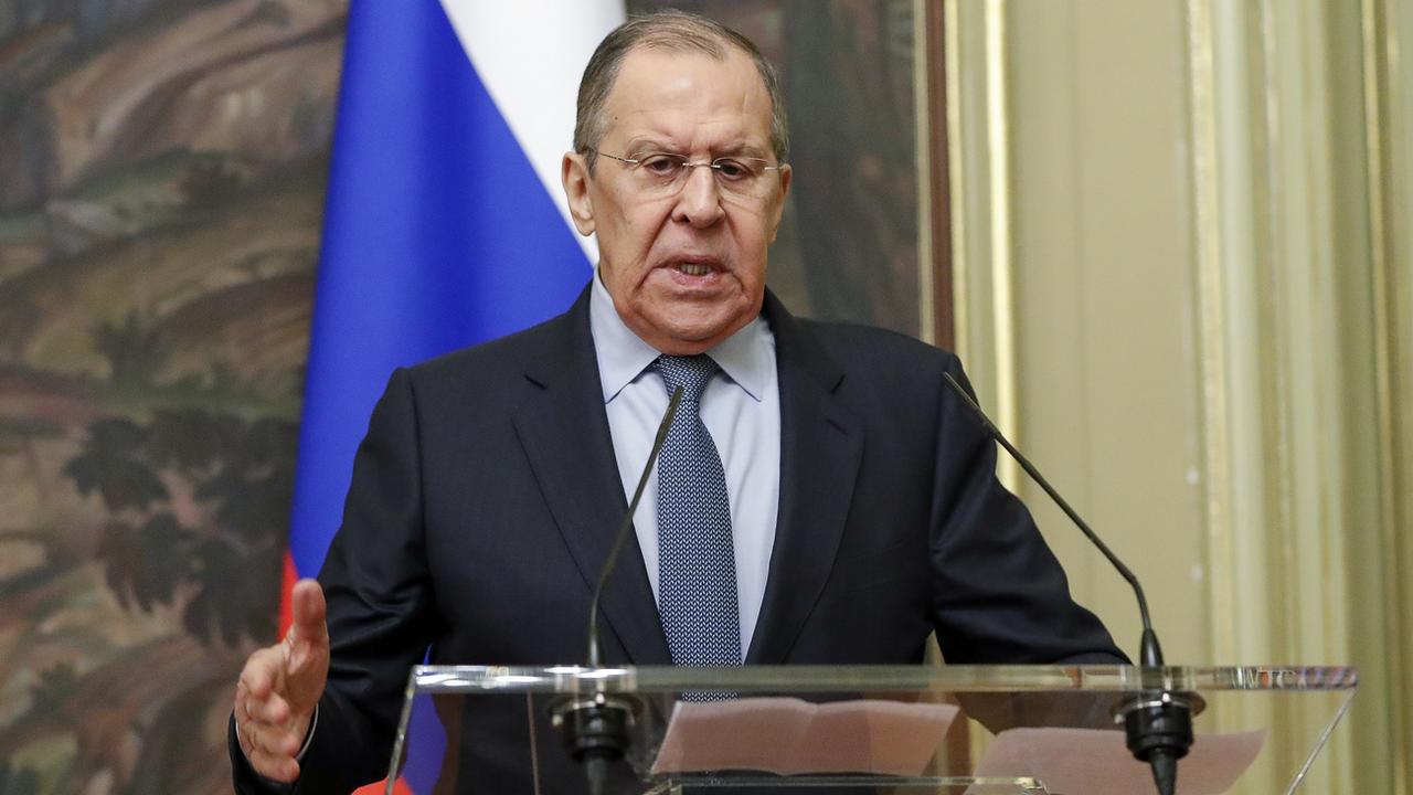 Le ministre russe des Affaires étrangères Sergueï Lavrov. [Pool/AP/Keystone - Shamil Zhumatov]