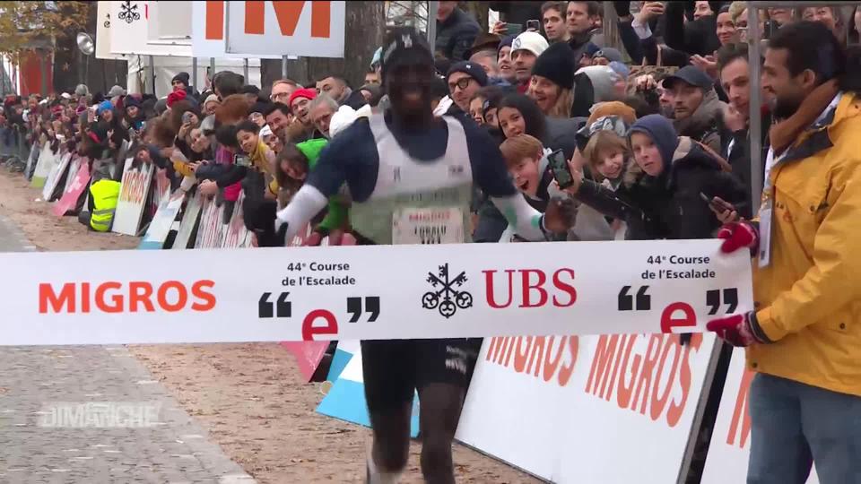 Athlétisme: Course de l'escalade Elite, Dominic Lobalu et Baze Kasanesh remportent la course