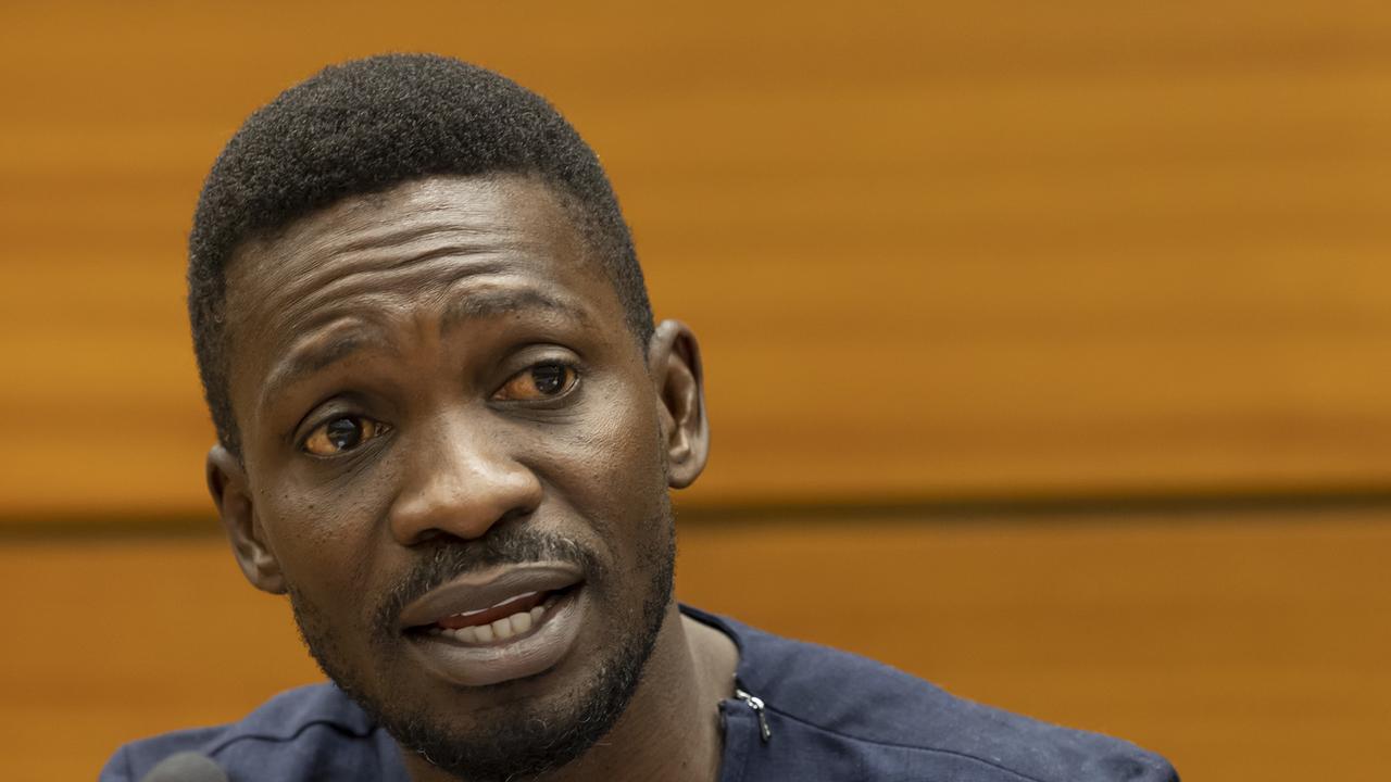 Bobi Wine, chanteur, activiste et candidat à la dernière élection présidentielle ougandaise. [Keystone - Salvatore Di Nolfi]