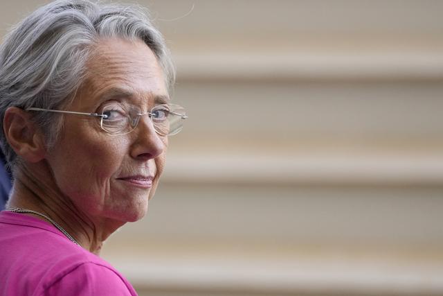 La 1ère ministre française Elisabeth Borne. [Keystone/AP - Francois Mori]