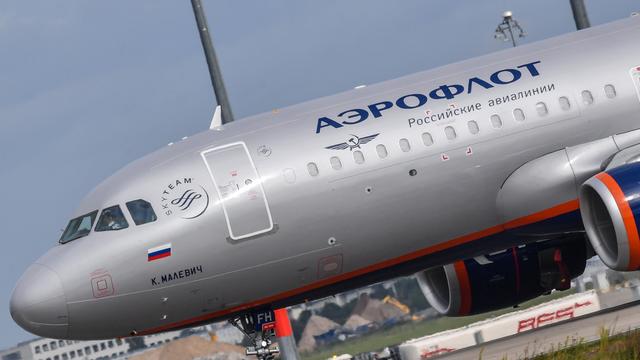 Un Airbus A320 de la compagnie nationale russe Aeroflot (image d'illustration). [Keystone/DPA - Patrick Pleul]