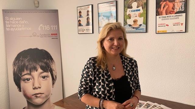 Diana Diaz, responsable de la ligne d’assistance téléphonique à Anar, la Fondation espagnole d’aide aux enfants et adolescents. [RTS - Valéri Demon]