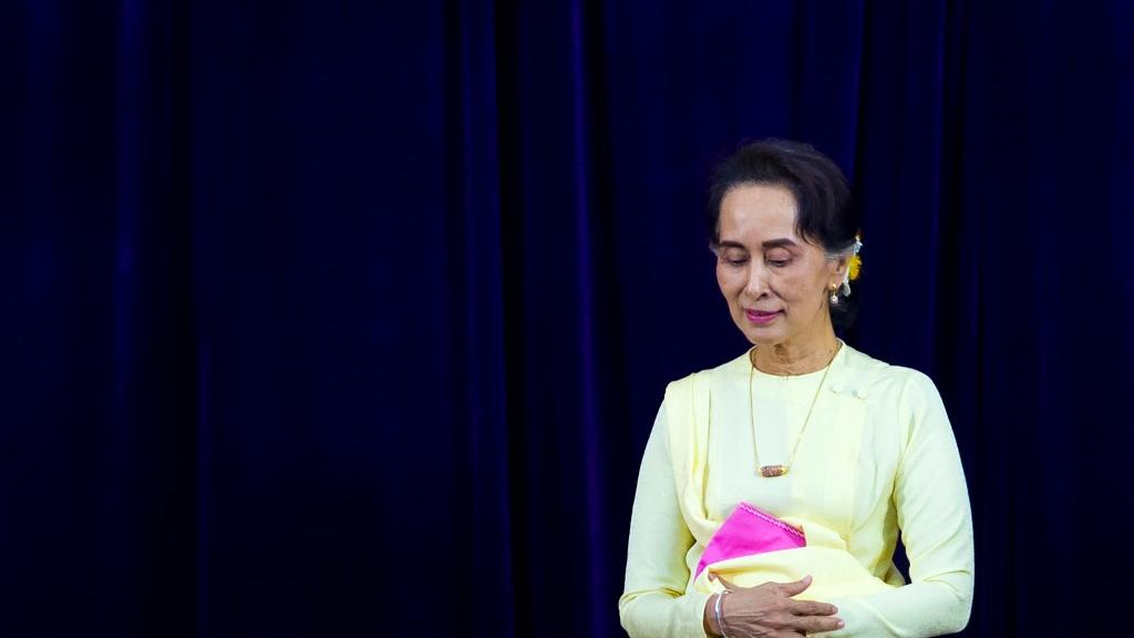 L'ex-dirigeante birmane Aung San Suu Kyi a été placée en prison. [AFP - STR]
