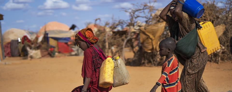 Plus de 36 millions de personnes sont touchées par les pénuries de nourriture et d'eau dans la Corne de l'Afrique. [KEYSTONE - JEROME DELAY]