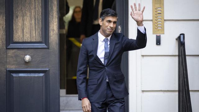 Le nouveau premier ministre anglais Rishi Sunak. [EPA - Tolga Akmen - Keystone]