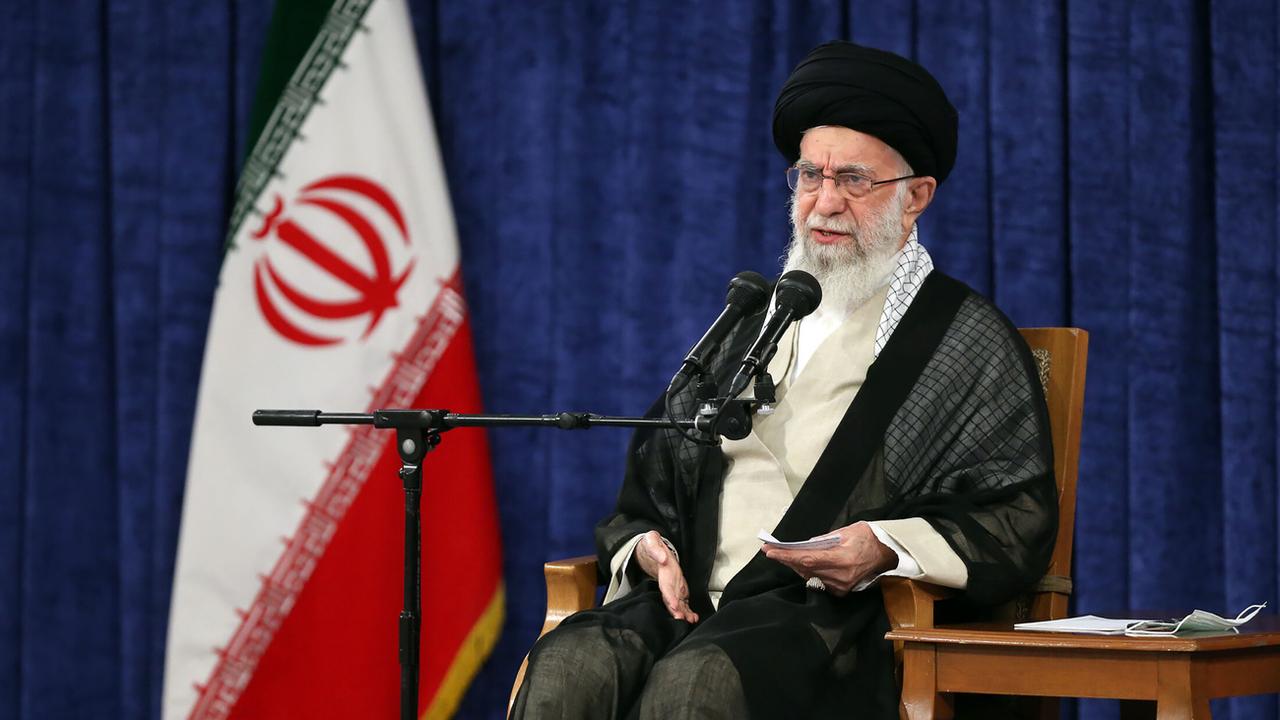 Ali Khamenei photographié le 12 octobre 2022. [Keystone/AP - Office of the Iranian Supreme Leader]