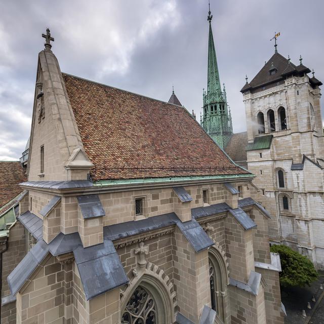 La cathédrale Saint-Pierre de Genève. [Keystone - Martial Trezzini]