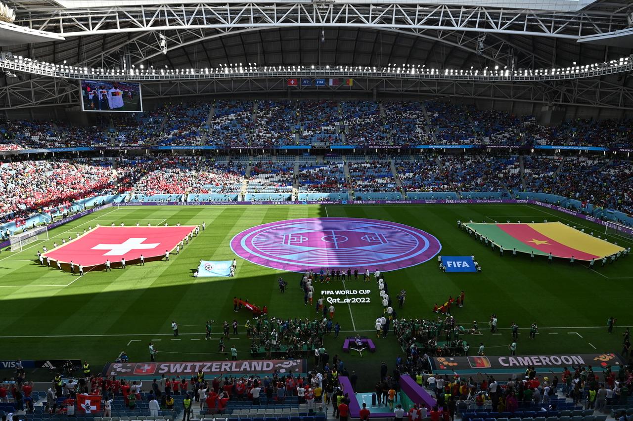 Une vue générale du stade Al-Janoub. [Keystone - EPA/Noushad Thekkayil]