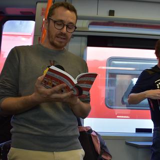 Un roman et des podcasts pour promouvoir la ligne ferroviaire Bienne - Belfort. [RTS - Gaël Klein]