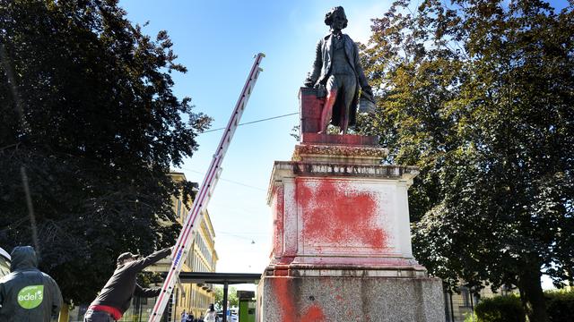 Statue De Pury Neuchâtel [KEYSTONE - Laurent Gillieron]