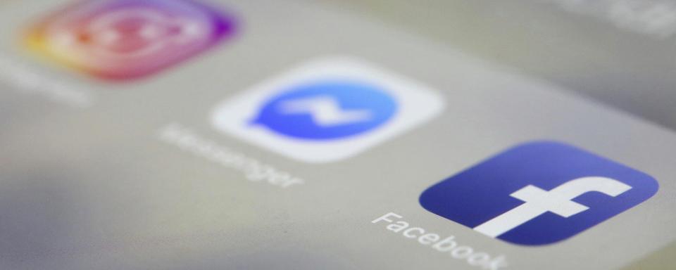 Instagram, Messenger et Facebook. [Keystone - Jenny Kane]