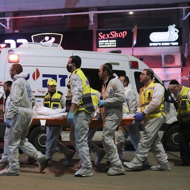 Deux morts et des blessés dans une attaque dans le nord d'Israël. [Keystone - AP Photo/Ariel Schalit]