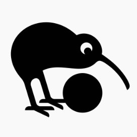 Le logo du logiciel open-source Kiwix. [https://www.kiwix.org/en/]
