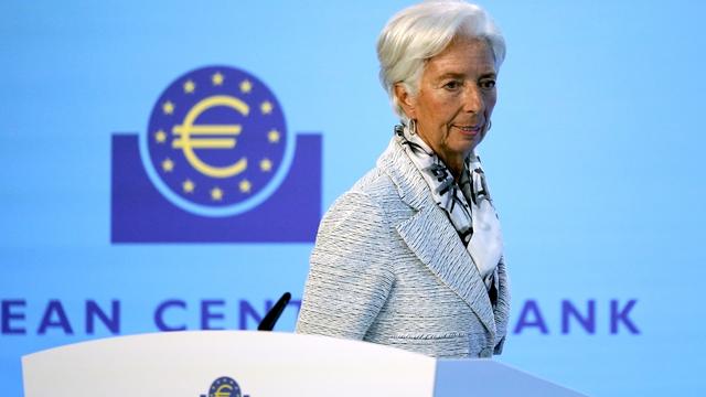 La présidente de la Banque centrale européenne Christine Lagarde, le 8 septembre 2022. [Keystone - Ronald Wittek]