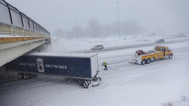 Scène de chaos dans le Michigan, 23.12.2022. [The Grand Rapids Press/AP/Keystone - Neil Blake]