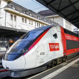 La circulation des TGV Lyria est aussi perturbée par la grève à la SNCF. [Keystone - Salvatore Di Nolfi]