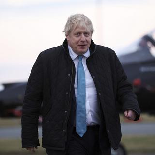 Le premier ministre anglais Boris Johnson, le 27 janvier 2022. [Pool Photo via AP/KEYSTONE - Carl Recine]