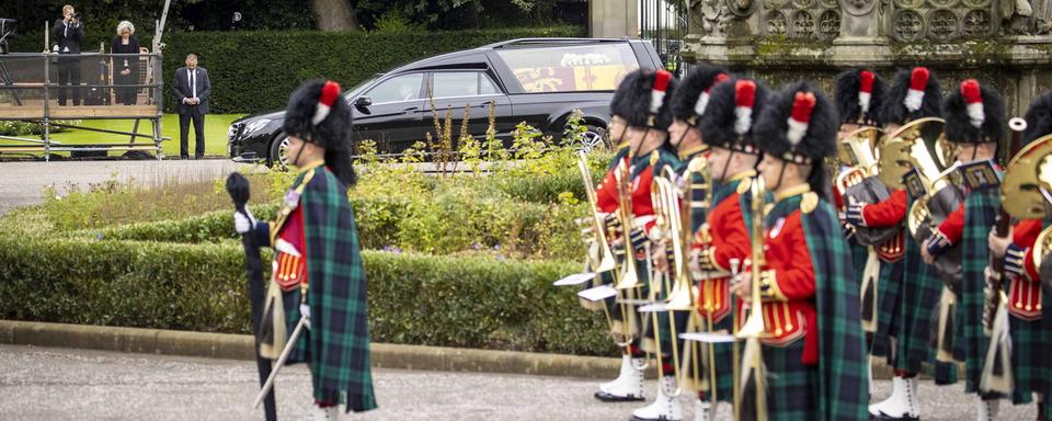 Lancement de la semaine d'adieux à la défunte reine Elizabeth II. [EPA/Keystone - Corporal Nathan GM Tanuku]