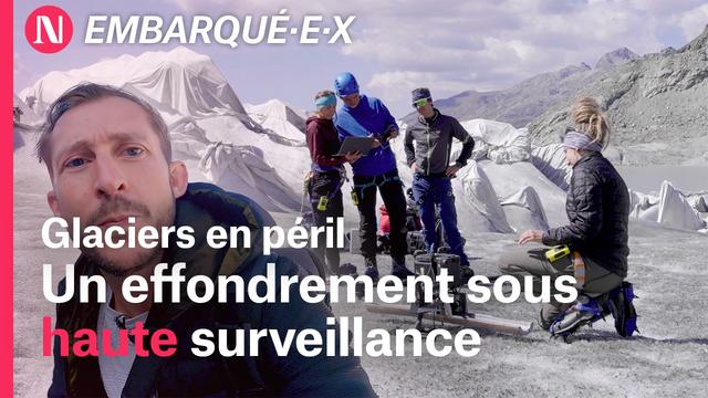 Glaciers en péril, un effondrement sous haute surveillance. [RTS]