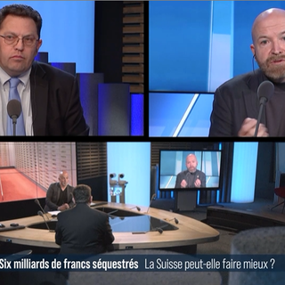 Débat entre Laurent Wehrli, conseiller national PLR et Nicolas Walder, conseiller national des Verts. [RTS - RTS]
