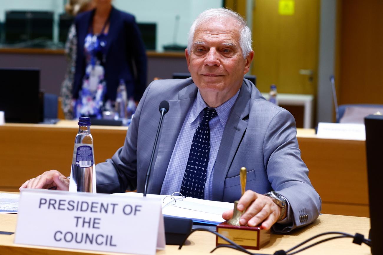 Le chef de la diplomatie européenne Josep Borrell. [Keystone - EPA/Stéphanie Lecocq]