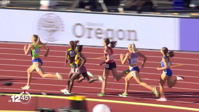 Les Suissesses en finale du 4x100 m aux championnats du monde à Eugene, dans l'Oregon, aux Etats-Unis
