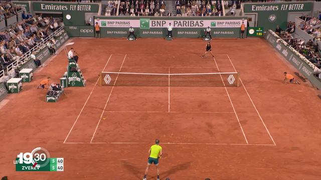 Roland-Garros: Nadal qualifié pour la finale après l'abandon forcé de Zverev