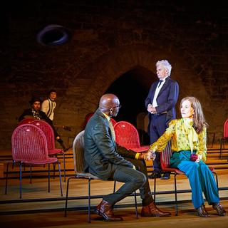 Une image du spectacle "Le Cerisaie" de Tiago Rodrigues. [Festival d'Avignon - Christophe Raynaud de Lage]