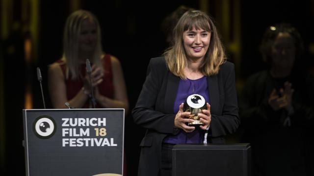 La réalisatrice Elena Avdija le 1er octobre 2022 au Festival du film de Zurich. [Keystone - Ennio Leanza]