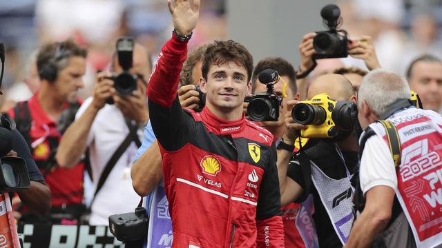 Le Monégasque Charles Leclerc, encore en pole. [AP - Daniel Cole]