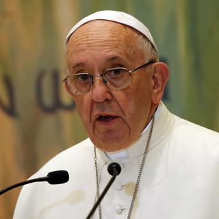 Le pape François en juin 2018. [EPA/Keystone - Denis Balibouse]