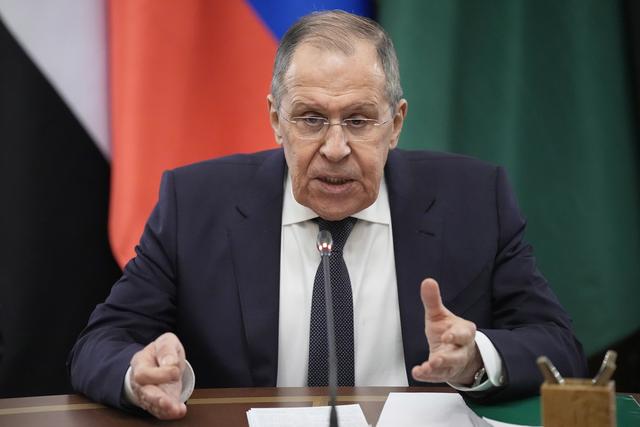 Le ministre russe des Affaires étrangères, Sergueï Lavrov. [EPA - ALEXANDER ZEMLIANICHENKO]