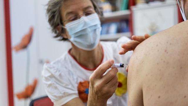 Le corps médical rappelle qu'il est encore temps de se vacciner contre la grippe. [Keystone - Alessandro della Valle]