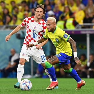 Coupe du monde: Croatie-Brésil, premier quart de finale. [EPA - Georgi Licovski]
