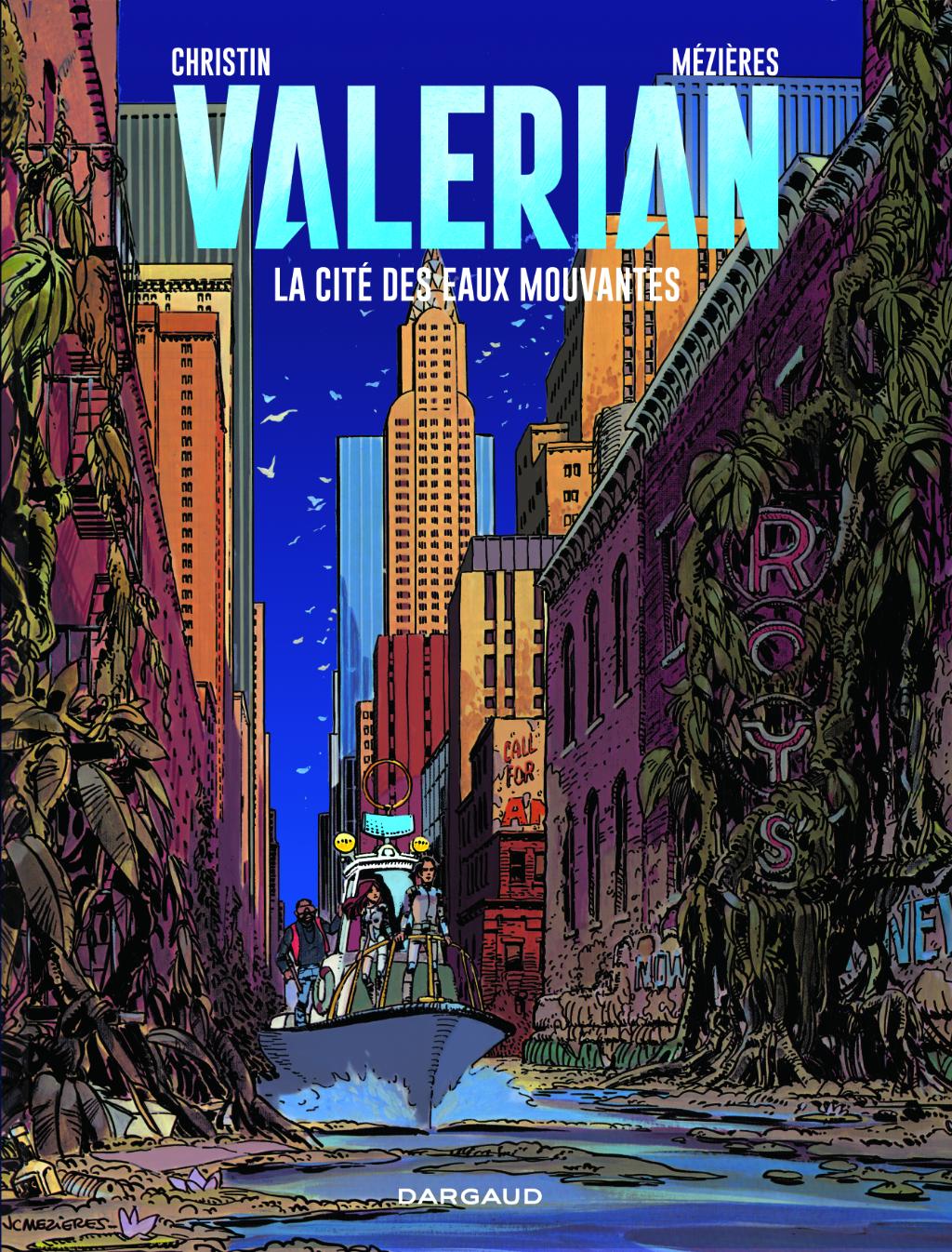 Couverture de "Valérian: La cité des eaux mouvantes" de Jean-Claude Mézières. [DR - Dargaud]