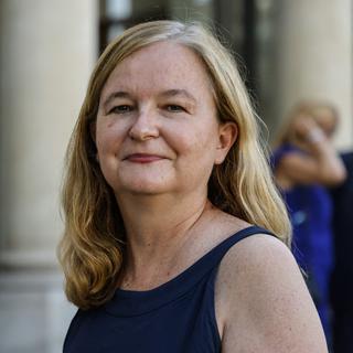 L'eurodéputée française Nathalie Loiseau photographiée le 6 septembre 2021 devant l'Elysée, à Paris. [AFP - Ludovic Marin]