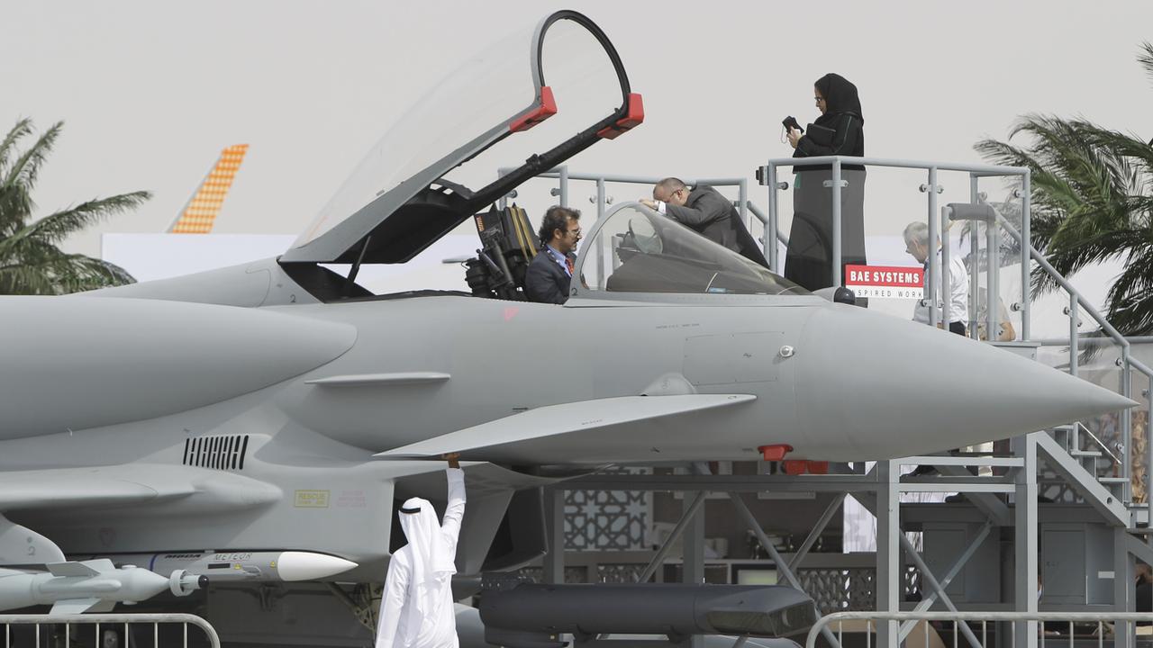 La Suisse exportera 6000 munitions pour Eurofighter vers le Qatar. [KEYSTONE - KAMRAN JEBREILI]