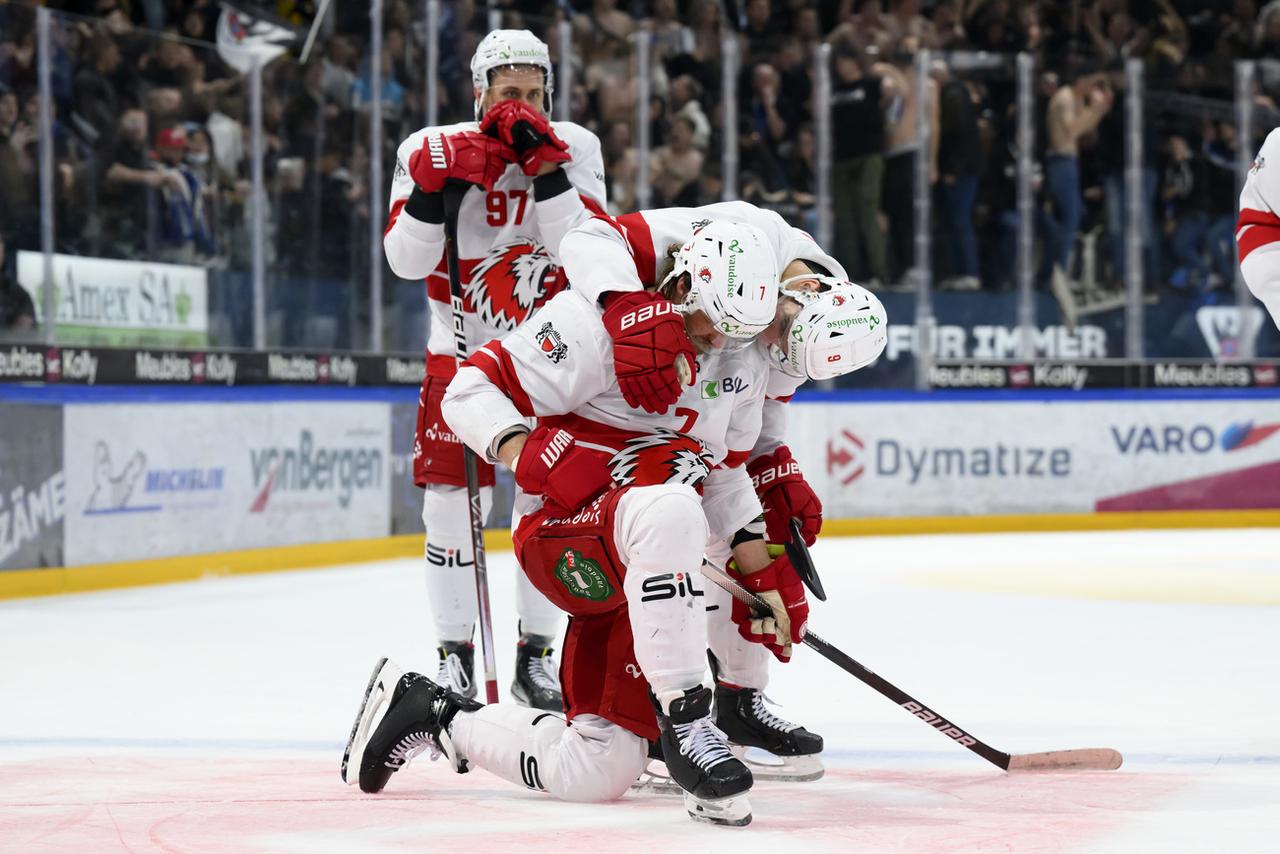 Essayé, pas pu pour le Lausanne HC. [KEYSTONE - Anthony Anex]