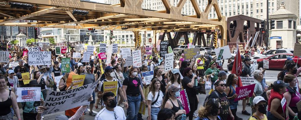 L'Illinois, un Etat refuge dans le Midwest pour le droit à l'avortement. [Keystone/AP - Pat Nabong]