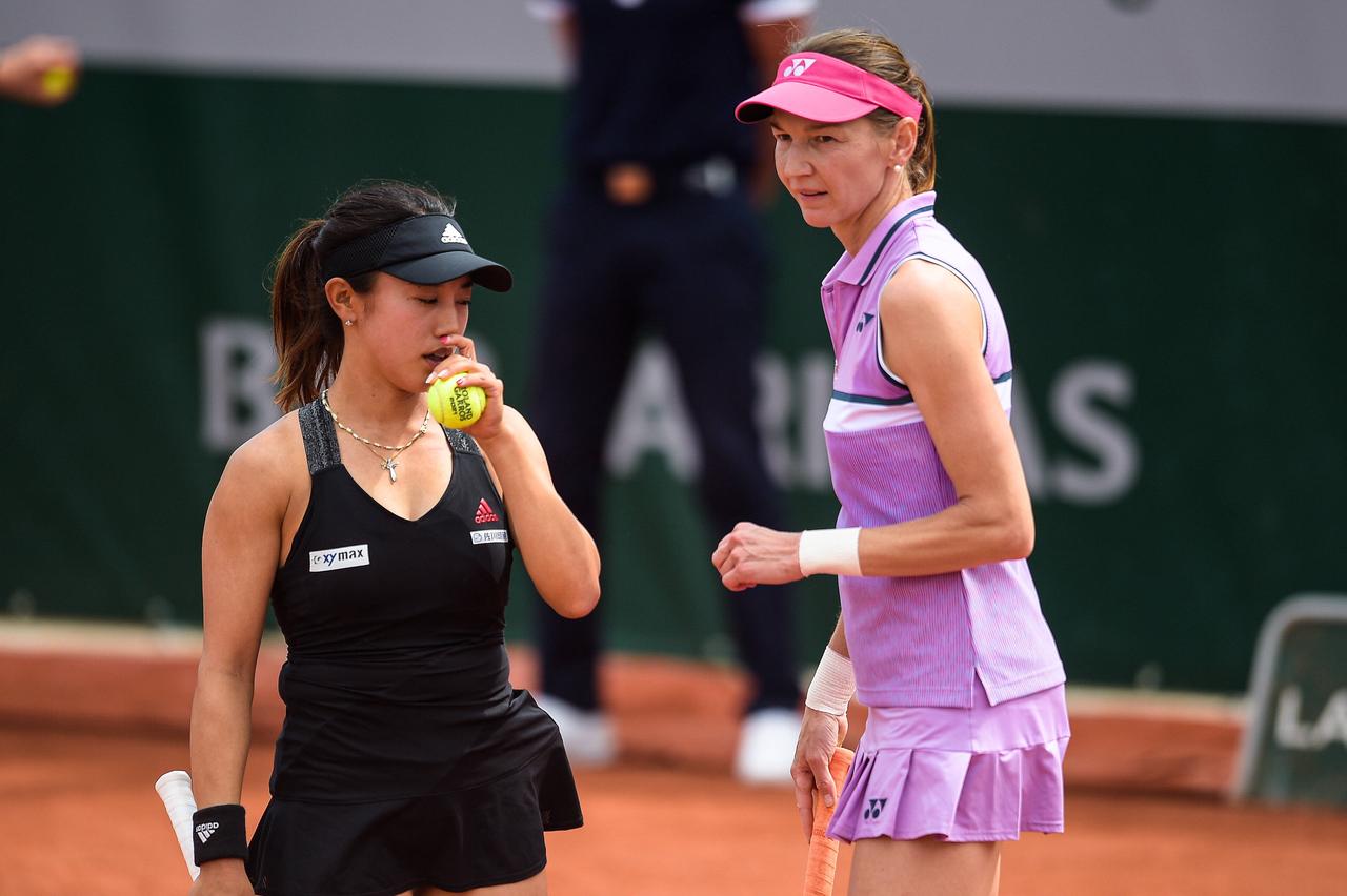 Renata Voracova (à droite) est une spécialiste de double. [Imago - Federico Pestellini via www.imago-images.de]