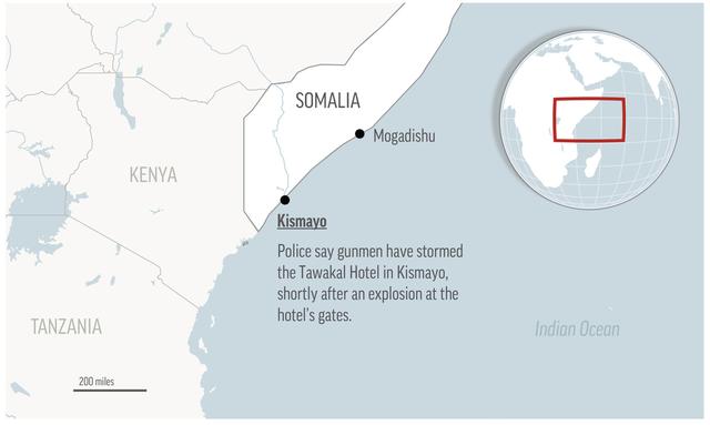 Kismayo se trouve au sud de la Somalie. [Keystone - STAFF]