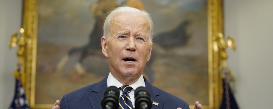 Le président américain Joe Biden participera au sommet extraordinaire de l'Otan. [Keystone - Andrew Harnik]