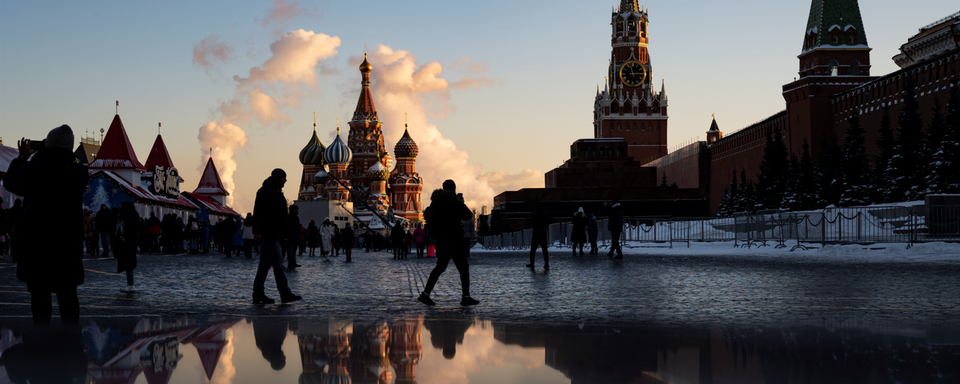 La place Rouge à Moscou en décembre 2021. [Keystone - AP Photo/Alexander Zemlianichenko]