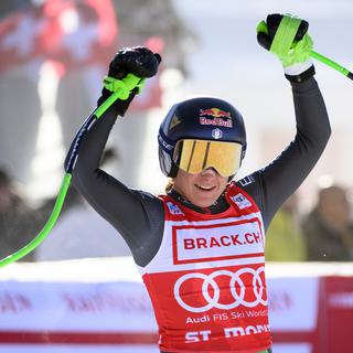 Goggia a signé une superbe victoire à St-Moritz. [Peter Schneider]